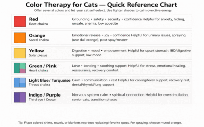 How Color Therapy Works For Cats – With Color Guide